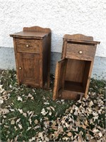 Wooden Night stands that attach to the wall 29x12