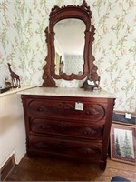 Marble top dresser