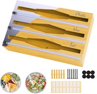 New $53---3 in 1 Foil and Plastic Wrap Organizer
