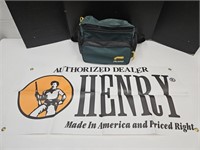 HENRY Gun Dealer Banner  35" & Plano Tackle Bag