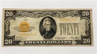 US $20 Gold Certificate (Series of 1928)