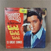 1962 Elvis Girls Girls Girls Record Album