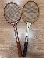 Lot of 2 VTG Tennis rackets