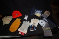HyFlex  Gloves Size 8, Carhart Hat, Gloves