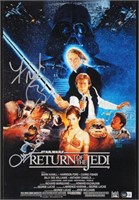 Star Wars Return of the Jedi Signed 14x20 BAS