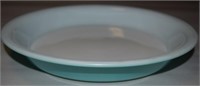 Vtg Pyrex Turquoise 209 9" round Pie Plate