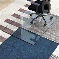 NeuType Glass Chair Mat, Tempered Glass Office Mat