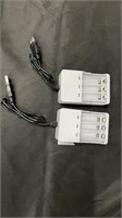 Lot of 2 Battery Chargers