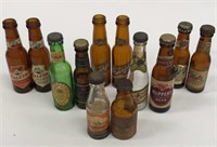 Lot of Vintage Miniature Glass Beer Bottles #4
