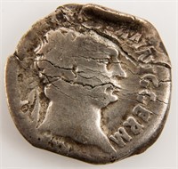 Coin Ancient Roman Silver Coin AD 98-117