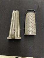 Primitive Candle Mold And Grater