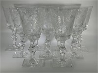 Hawkes ‘Gravic Fruits’ Water Goblets (9)