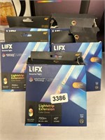 Lot of 5 LIFX 40in light strip extension kits