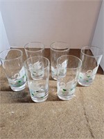 MCM Handpainted Swan Glasses