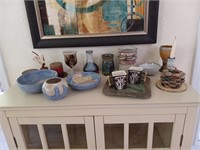 Assorted Pottery and Home Decor