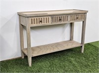 HALL TABLE WITH DRAWERS - 30" TALL X 42" L X 14" W