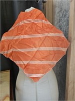 1960s Silk scarf Orange / Peach