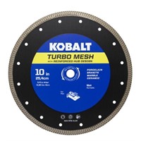 Kobalt 10" Turbo Mesh Diamond Blade $30