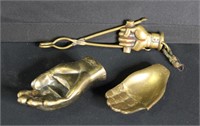 Assorted Brass Hands