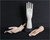 Vintage Glove Mold & Mannequin Hands