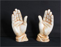 Vintage Porcelain Hand Sculpture