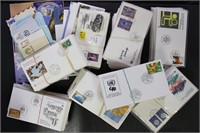 United Nations Stamps 690+ Folders, Vienna, Geneva