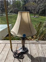 Small desk lamp with shade (Back Porch)