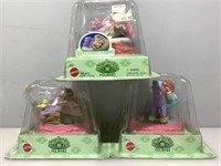 3 CPK figurines. Cabbage Patch Kids.