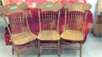 Wooden dining chairs -3