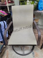 Metal Frame Lawn Chair Swivel Base