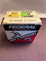 Vintage FEDERAL 20 gauge ammo
