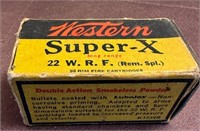 Vintage WESTERN 'Super-X' .22 ammo