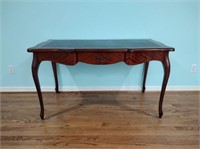 Antique French Desk w/ Leather Inlay