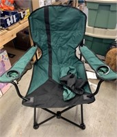 Green Folding Lawn Chair Nice Clean Condition