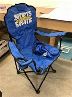 Blue Folding Lawn Chair Nice Clean Condition