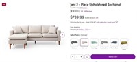 FMM3075  Jeni 2 - Piece Upholstered Sectional