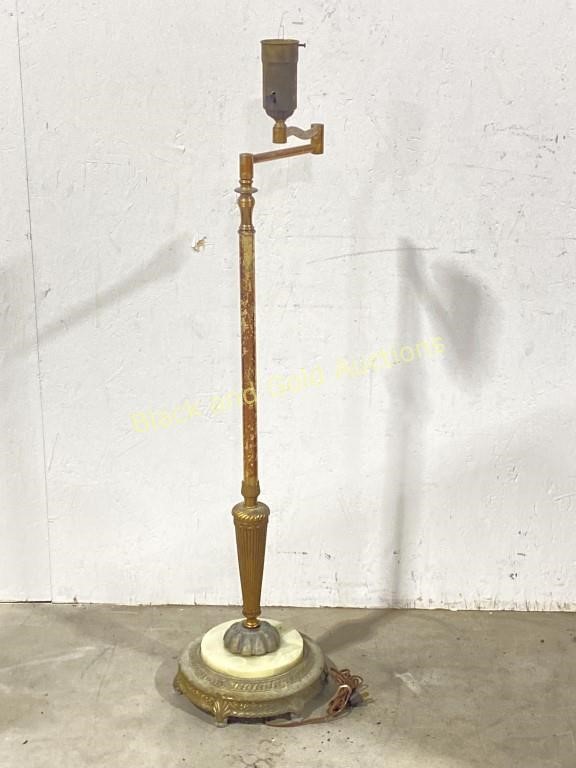 Antique Floor Lamp w/ Onyx Base