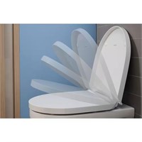 Duravit Elongated Closed Front Toilet Seat in Whi