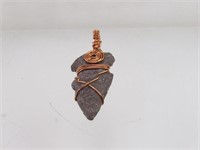 Stone Arrowhead Pendant