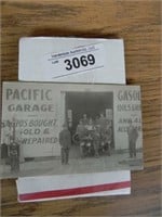 Vintage Pacific Garage Post Card