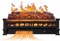 26-Inch Infrared Log Heater  Adjustable Flame