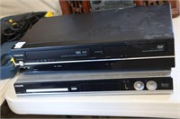 PHILLIPS DVD PLAYER & TOSHIBA DVD/VHS PLAYER