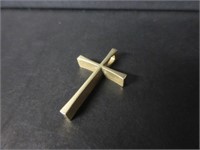 JAMES AVERY RARE 14KT GOLD RETIRED THICK CROSS