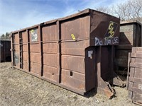 Approx 2’ x 8’ Roll-On Dumpster