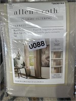 ALLEN + ROTH LIGHT FILTERING CURTAINS RETAIL $30