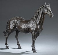 Antoine Louis Barye, bronze horse.