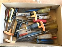 Allen wrenches, screwdrivers, etc