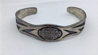 Harley Davidson motorcycles, sterling silver cuff