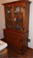 MAPLE HUTCH 71 INCHES TALL, 19 INCHES WIDE AND 38