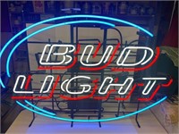 Bud Light Neon Sign (worked when tested)